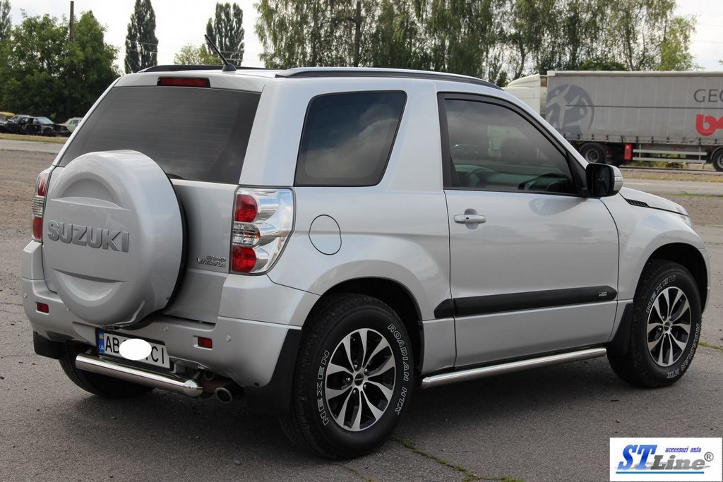 Бічні труби BB001 (2 шт., нерж) 60 мм 5