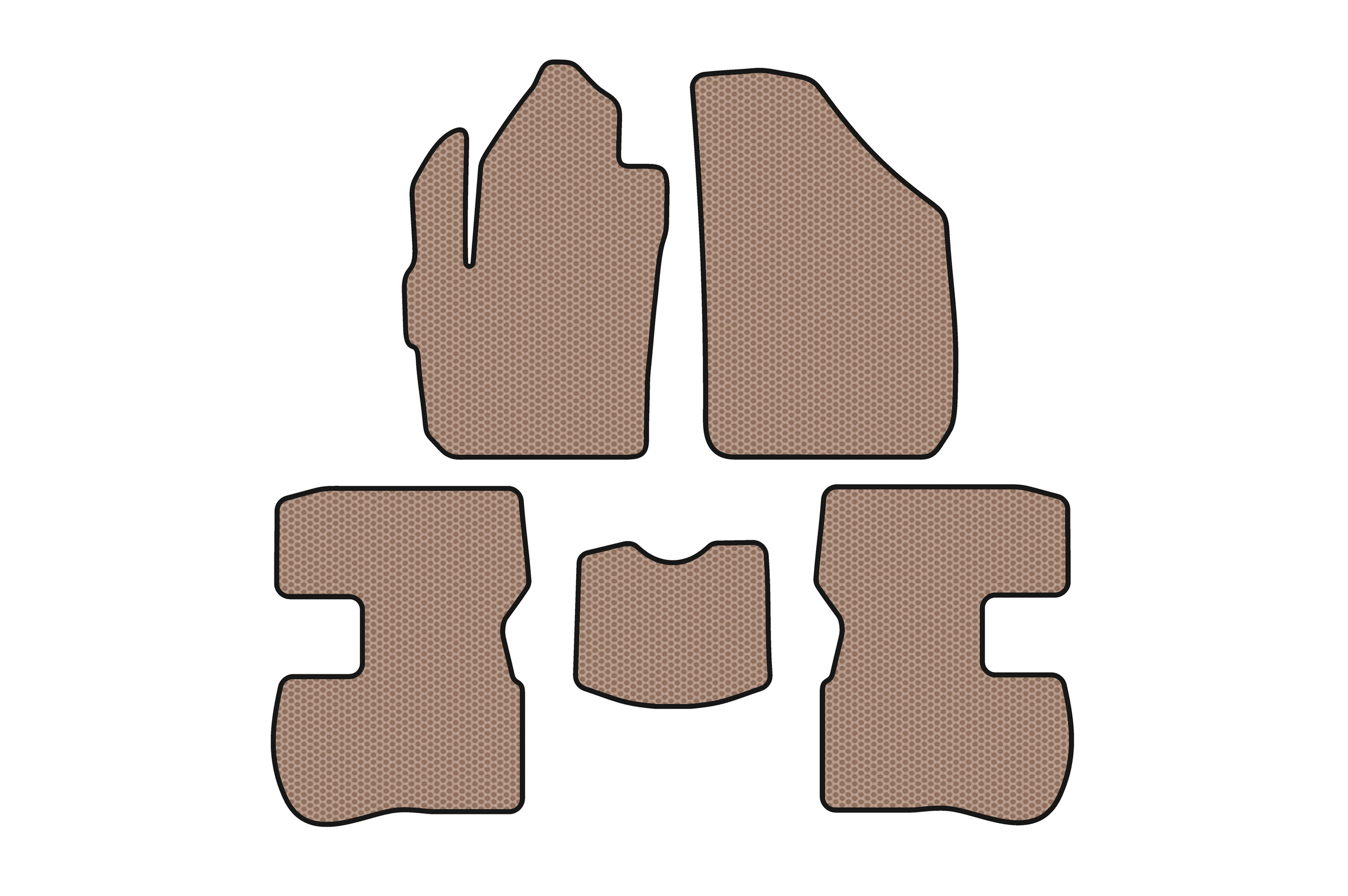 Гумові килимки Carsuit (Бежевий)