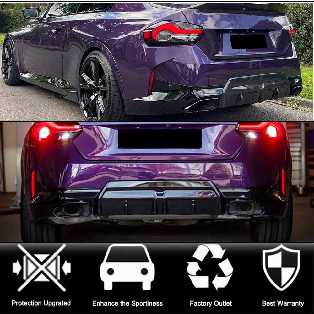 Дифузор заднього бампера V2 (для M-Sport, Карбон) 2