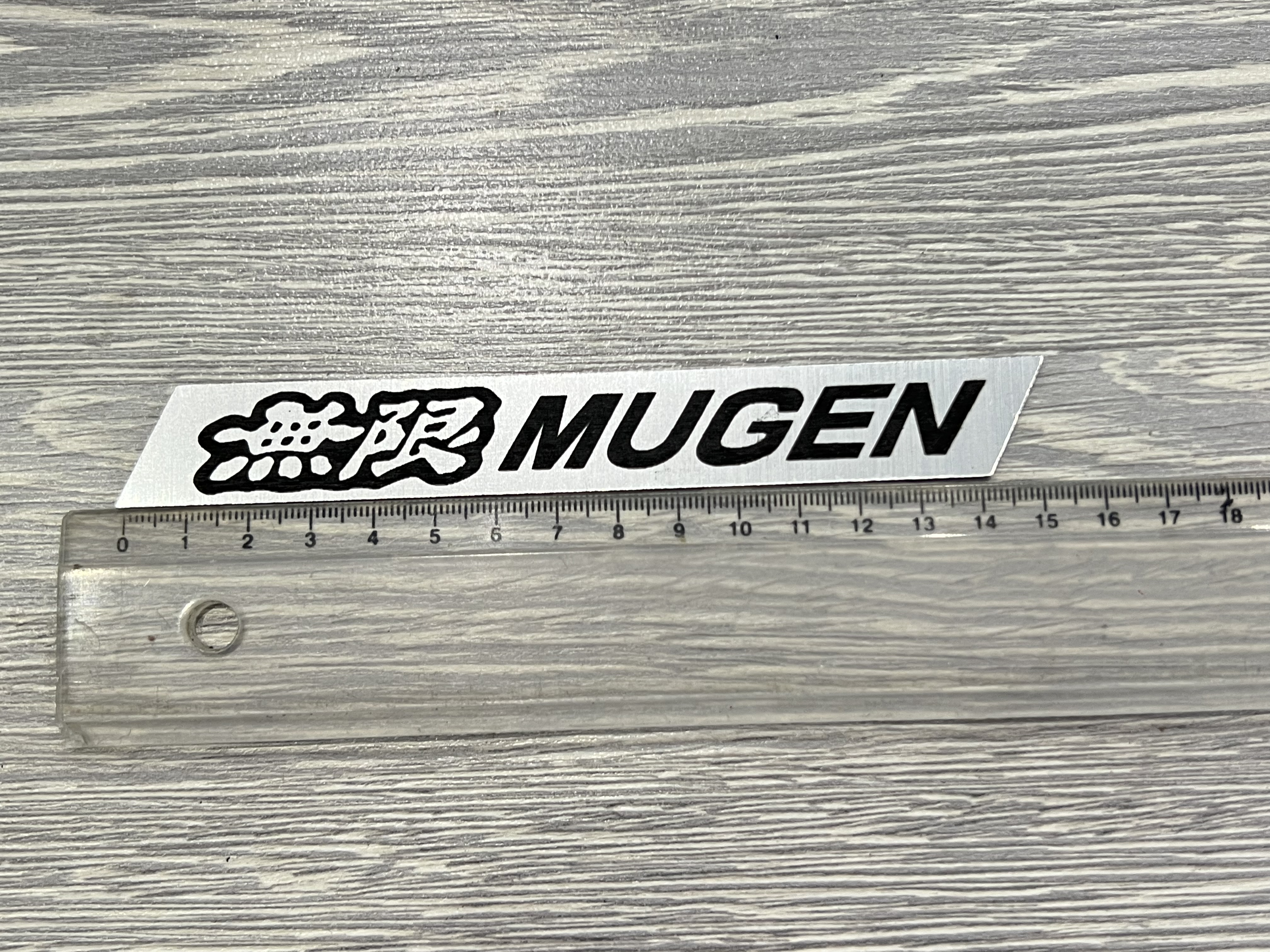 Емблема Mugen для Honda ABS пластик (14см) 3