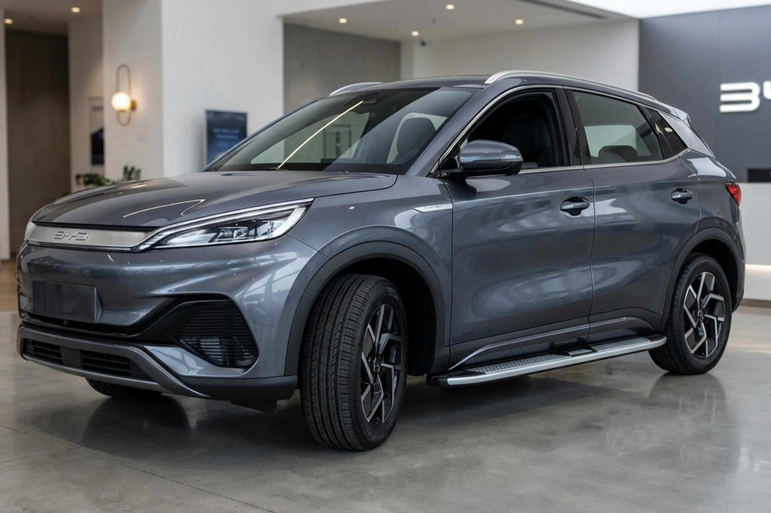 Бокові пороги Mevsim Grey (2 шт., Алюміній)