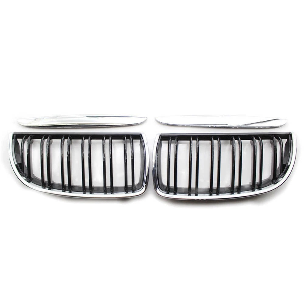 Ніздрі M-Look (для E-90/91 2005-2008, чорний глянець з хром окантовкою) 2