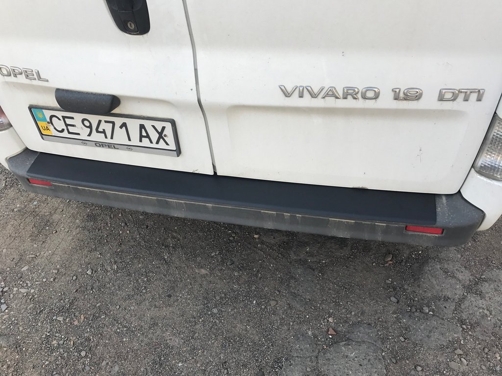 Накладка на задній бампер (ABS) 2