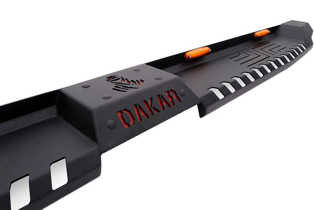 Бокові пороги Dakar V2 з LED (2 шт, метал) 2