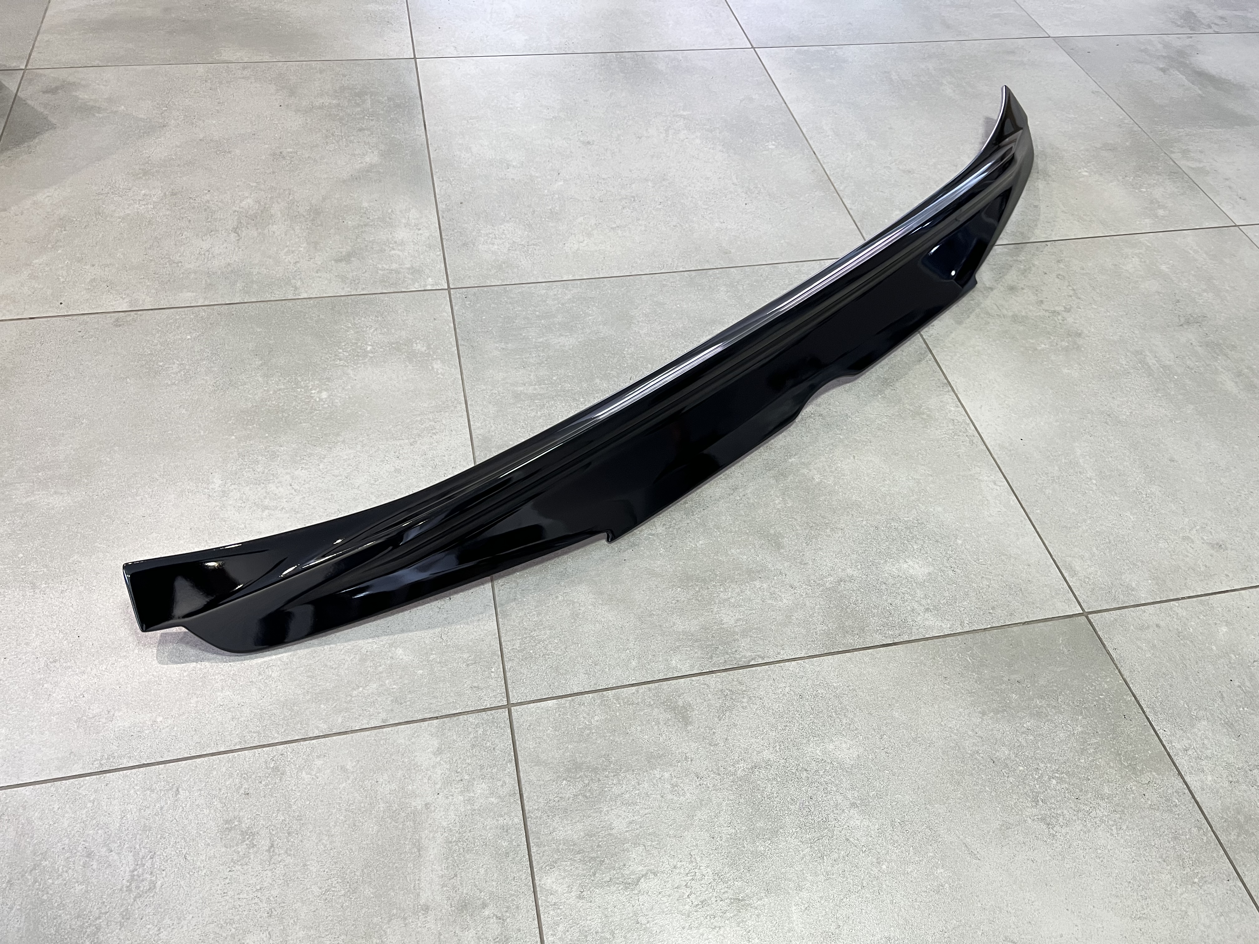 Спойлер WALD Lexus LX 450D / 570 2015-2022 ABS пластик, колір чорний 4
