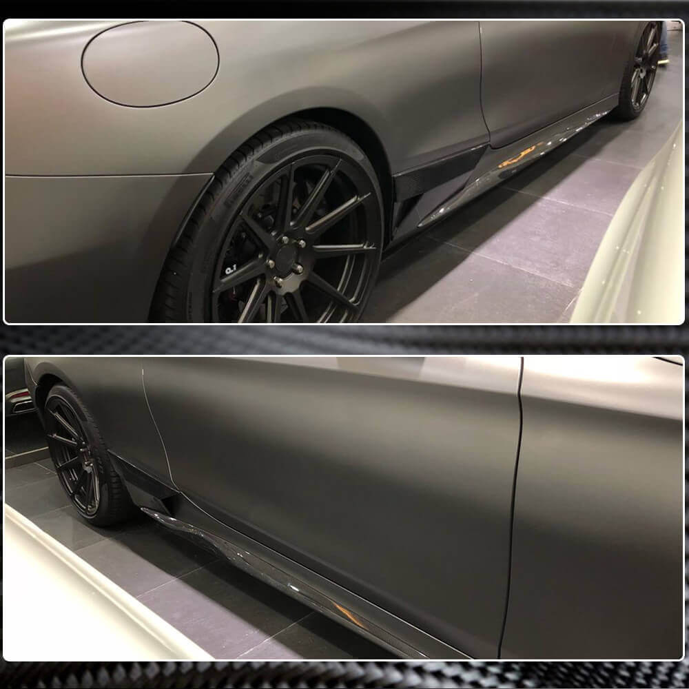 Бокові накладки (для AMG-Line 2015-2018, Карбон) 3