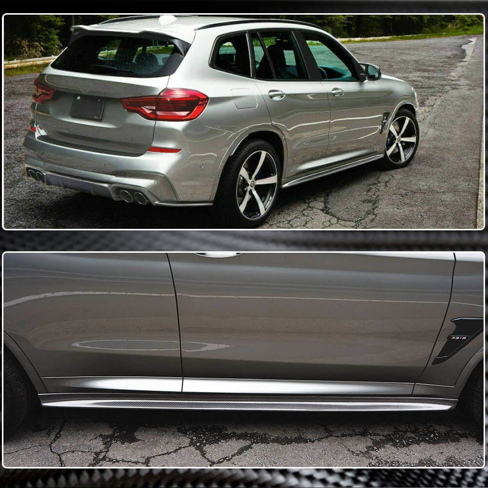 Накладки на пороги (для F98/G02 M-Sport, Карбон) 5