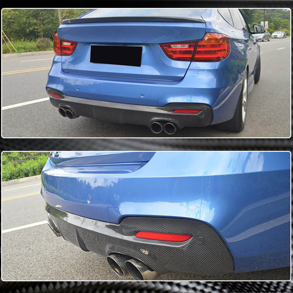 Дифузор заднього бампера V3 (для M-Sport, Карбон) 3