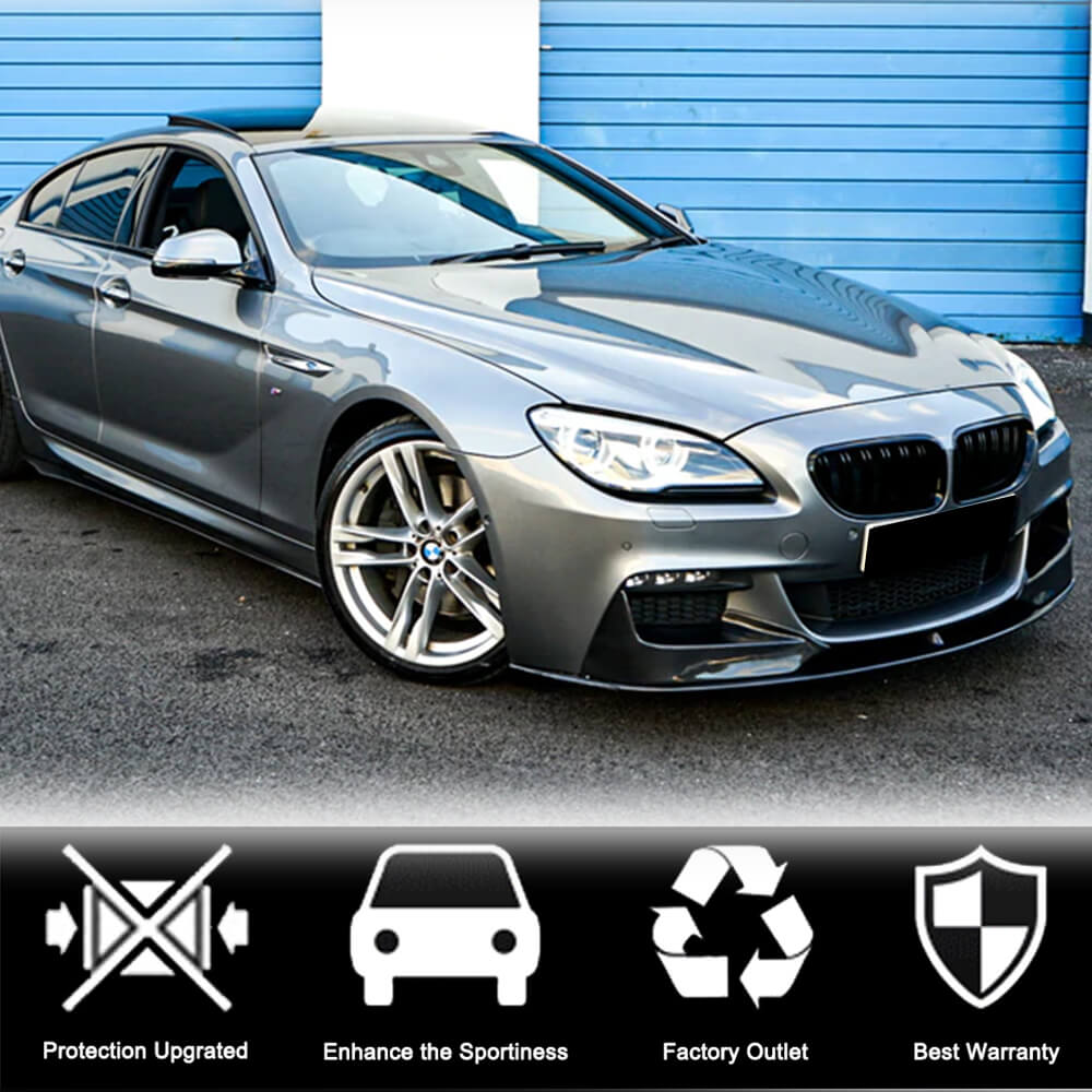 Накладка на передній бампер Lip V1 (для M-Sport, Карбон) 2