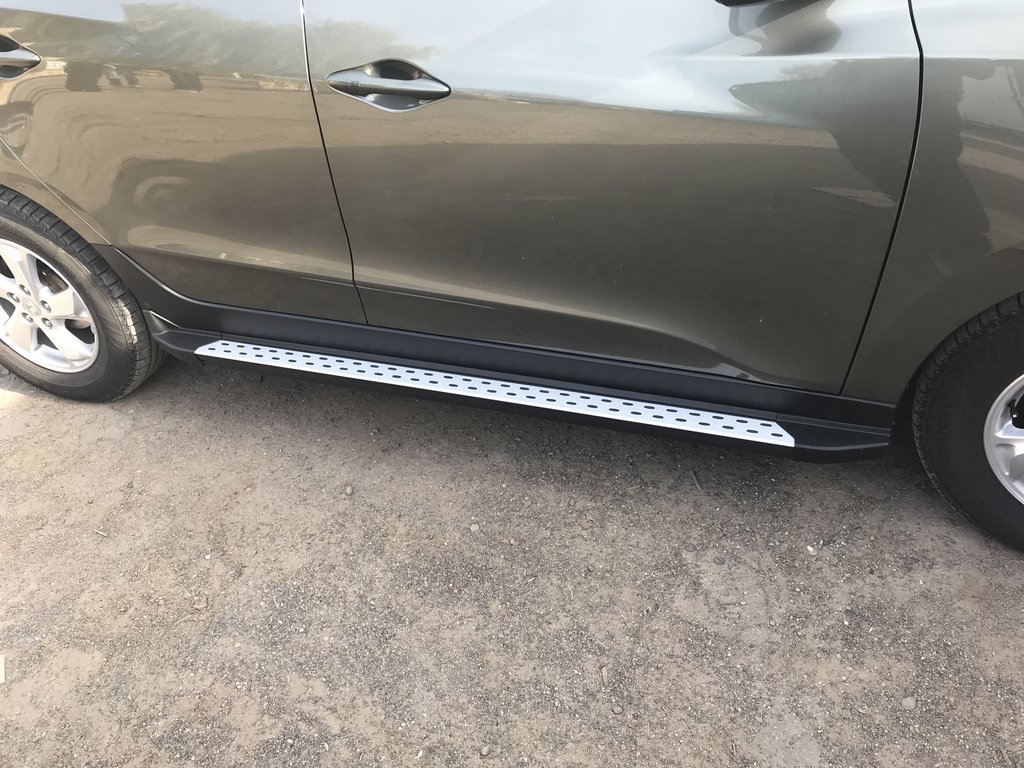 Бокові пороги OEM-BMW-V2 (2 шт, пластик) 6