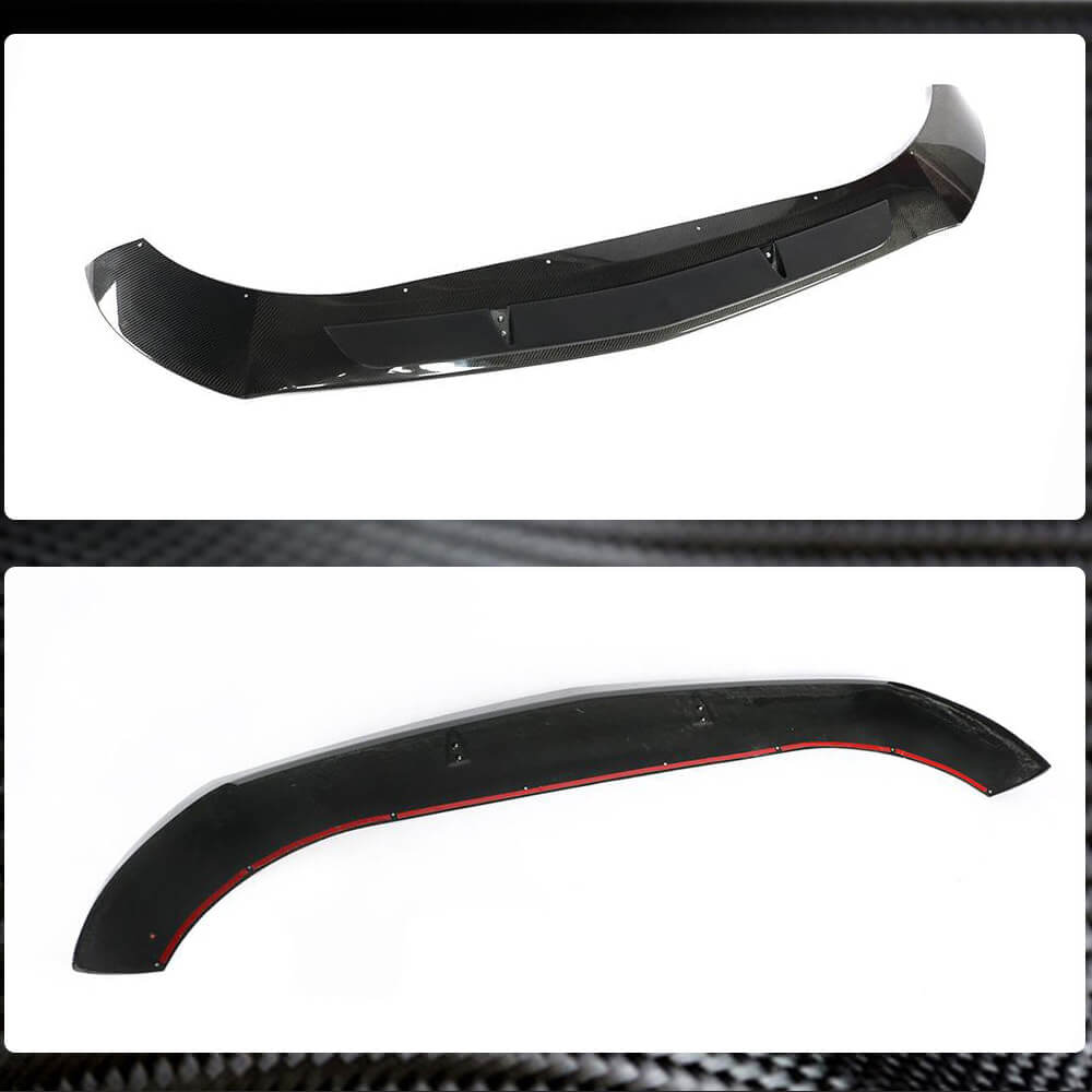 Накладка на передній бампер Lip (для AMG-Line/GLC43 AMG, Карбон) 4