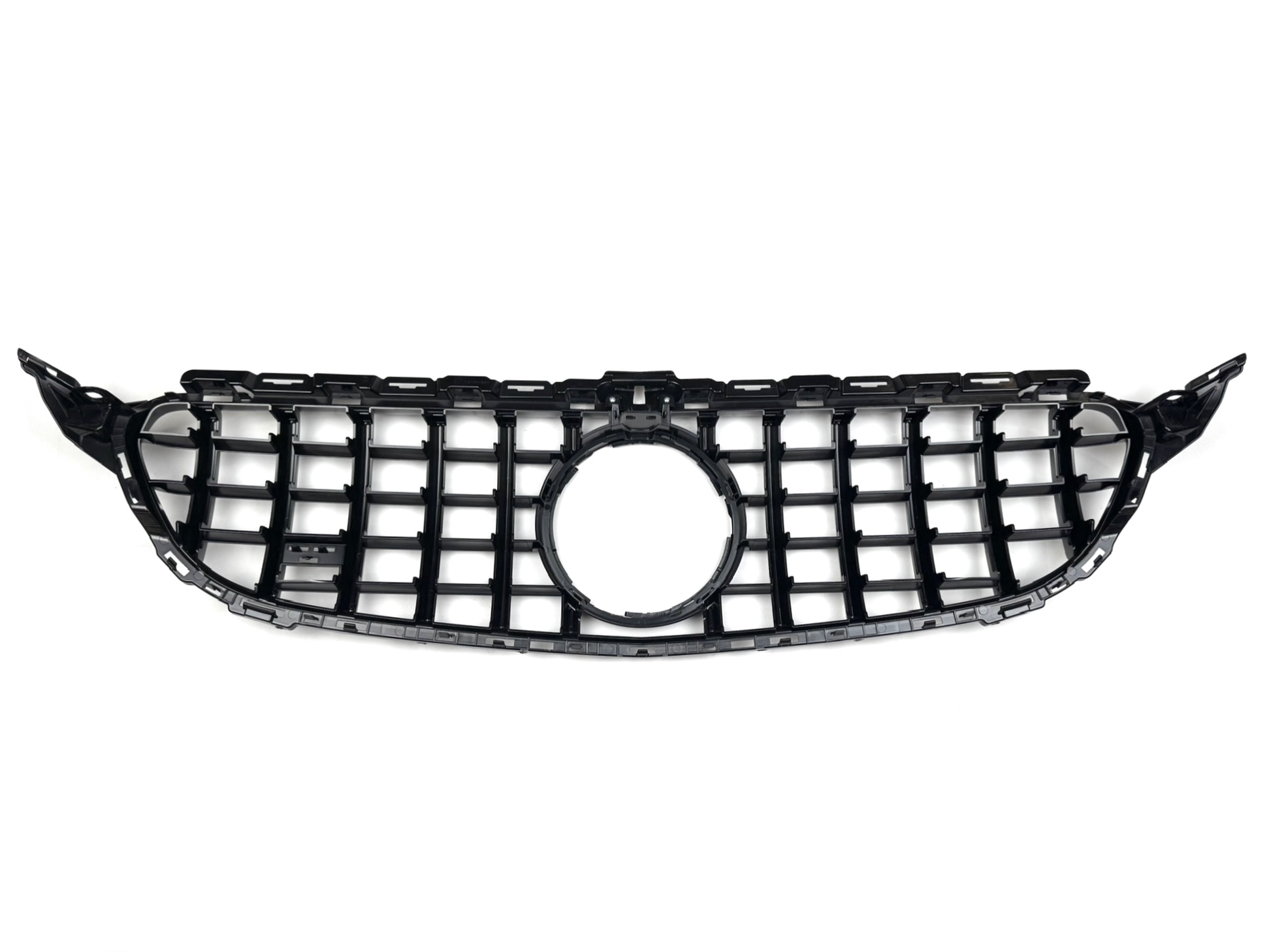 Решітка радіатора GT CHROME Mercedes C-Class W205 2014-2018 ПІД КАМЕРУ 2