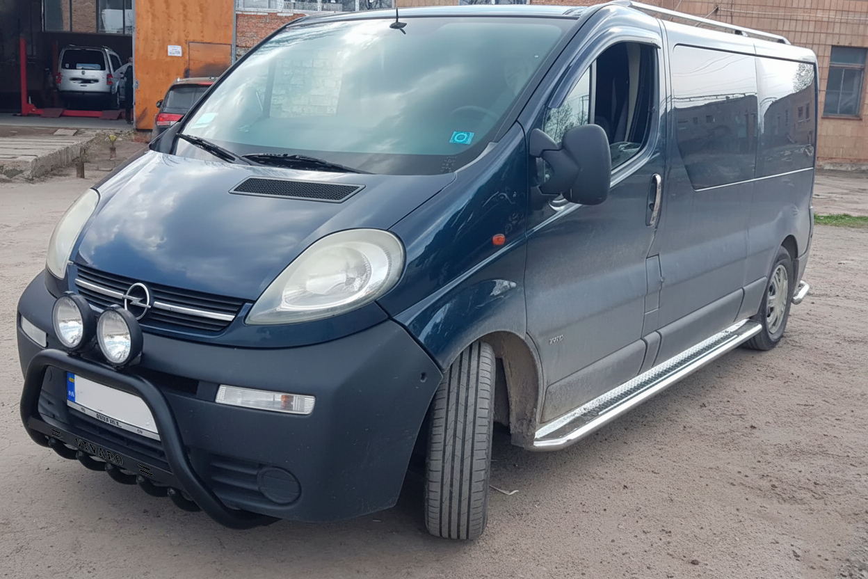 Кенгурятник WT004 Black (нерж.) 2