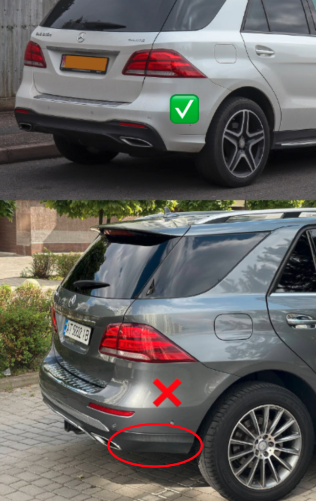 Комплект обвісів GLE63 AMG (з заднім дифузором) 4