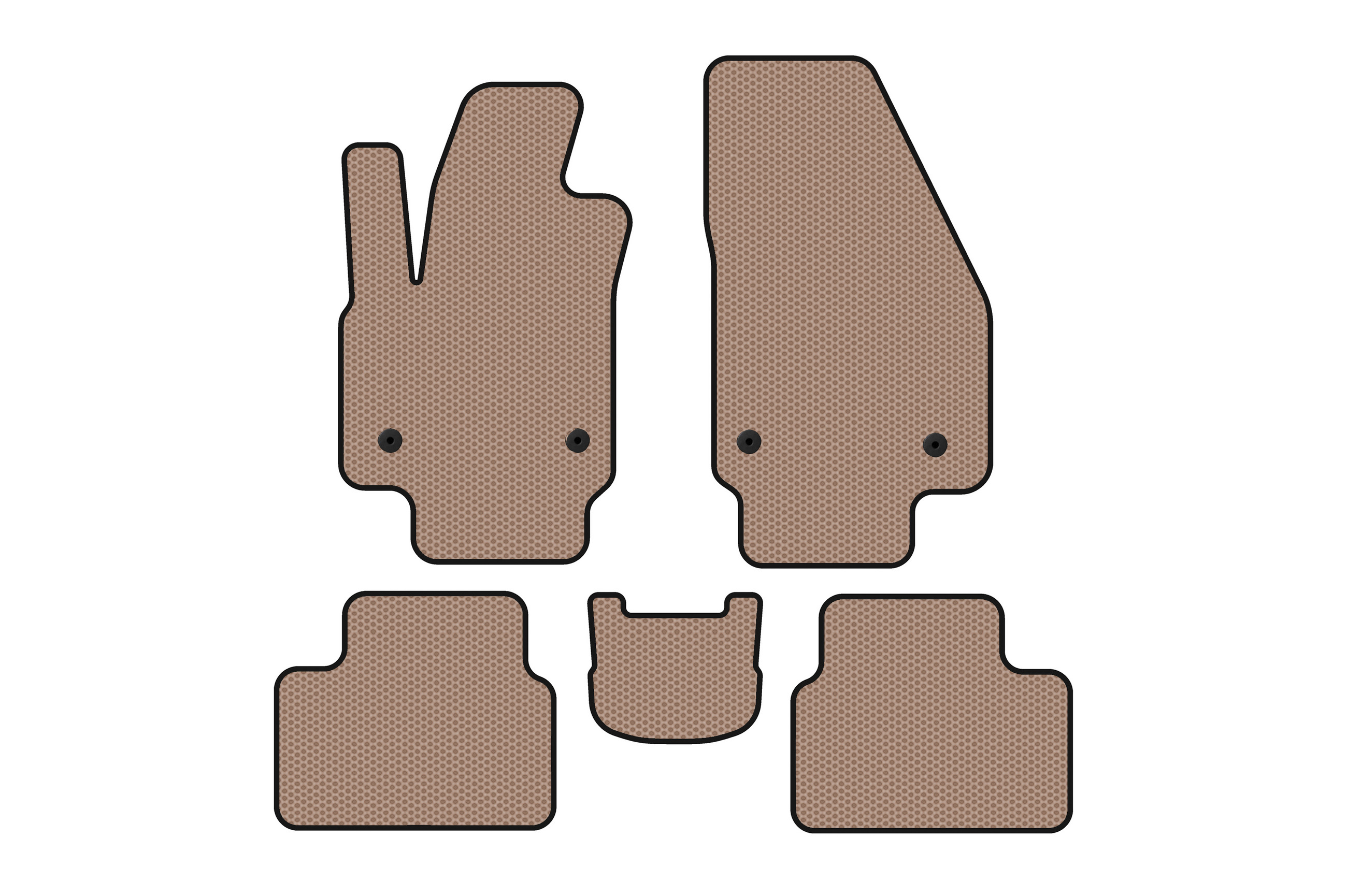 Гумові килимки Carsuit (Бежевий)