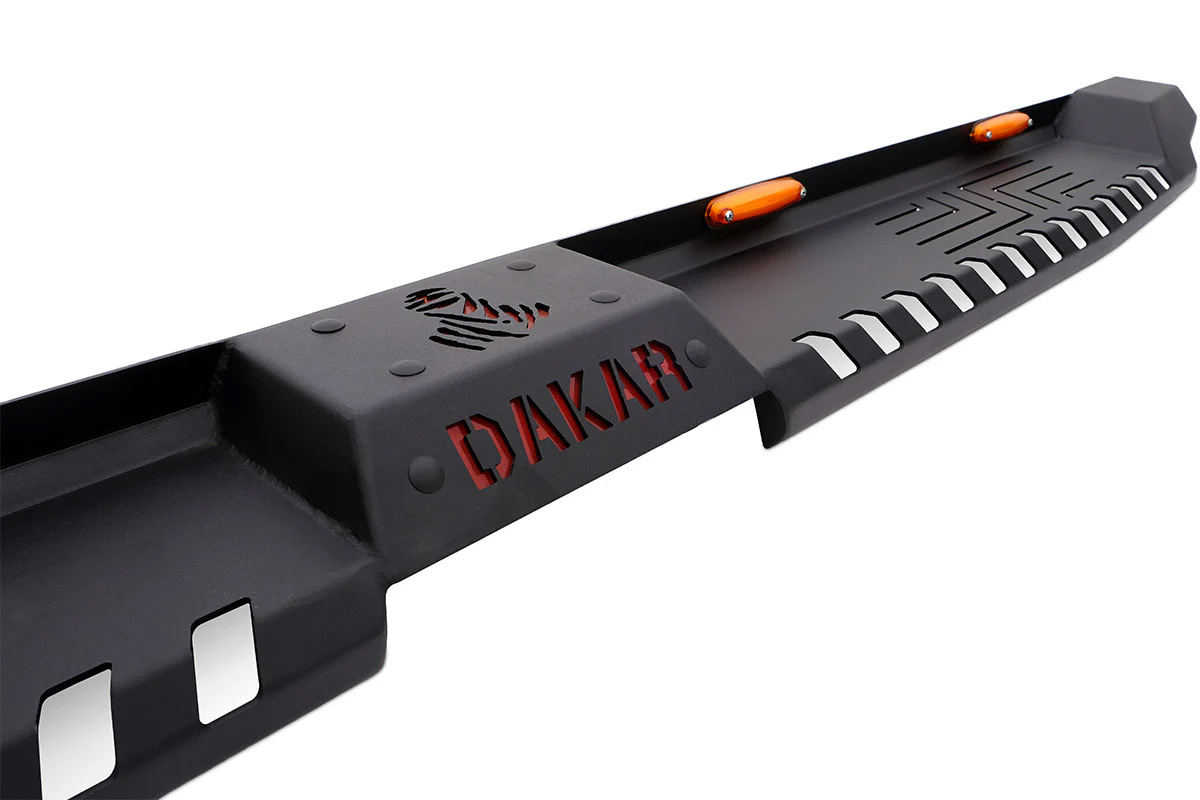 Бокові пороги Dakar V2 з LED (2 шт, метал) 6