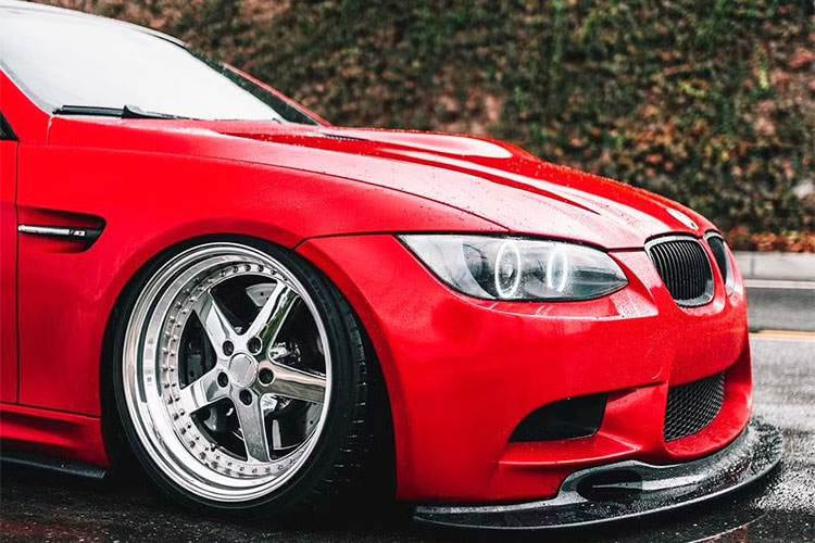 Накладка на передній бампер Lip GT4-Style (для M3, Карбон) 4