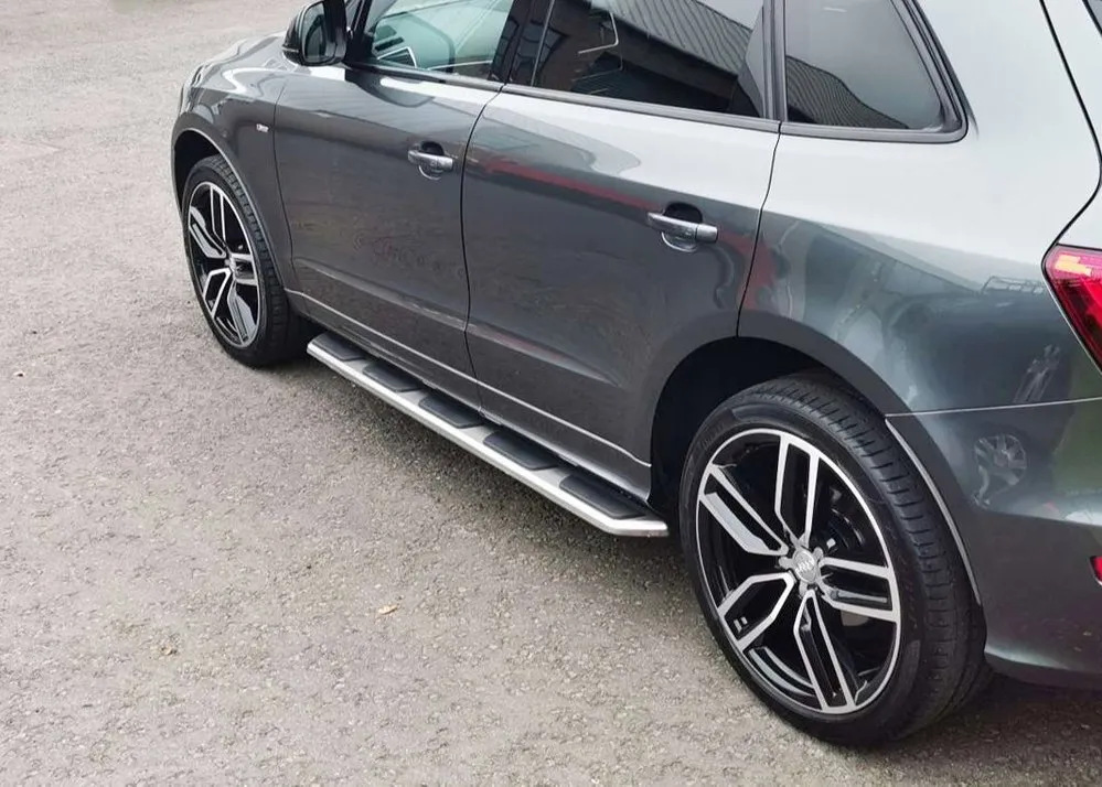 Бокові пороги OEM-V1 (2 шт., Алюміній) 2