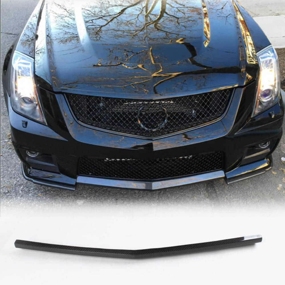 Накладка на передній бампер Lip V2 (для CTS V Coupe, Карбон)