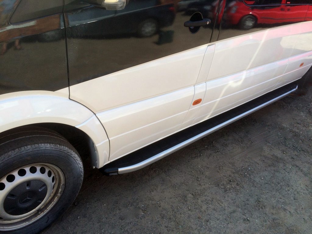 Бокові пороги Fullmond (2 шт., алюм) Long/ExtraLong