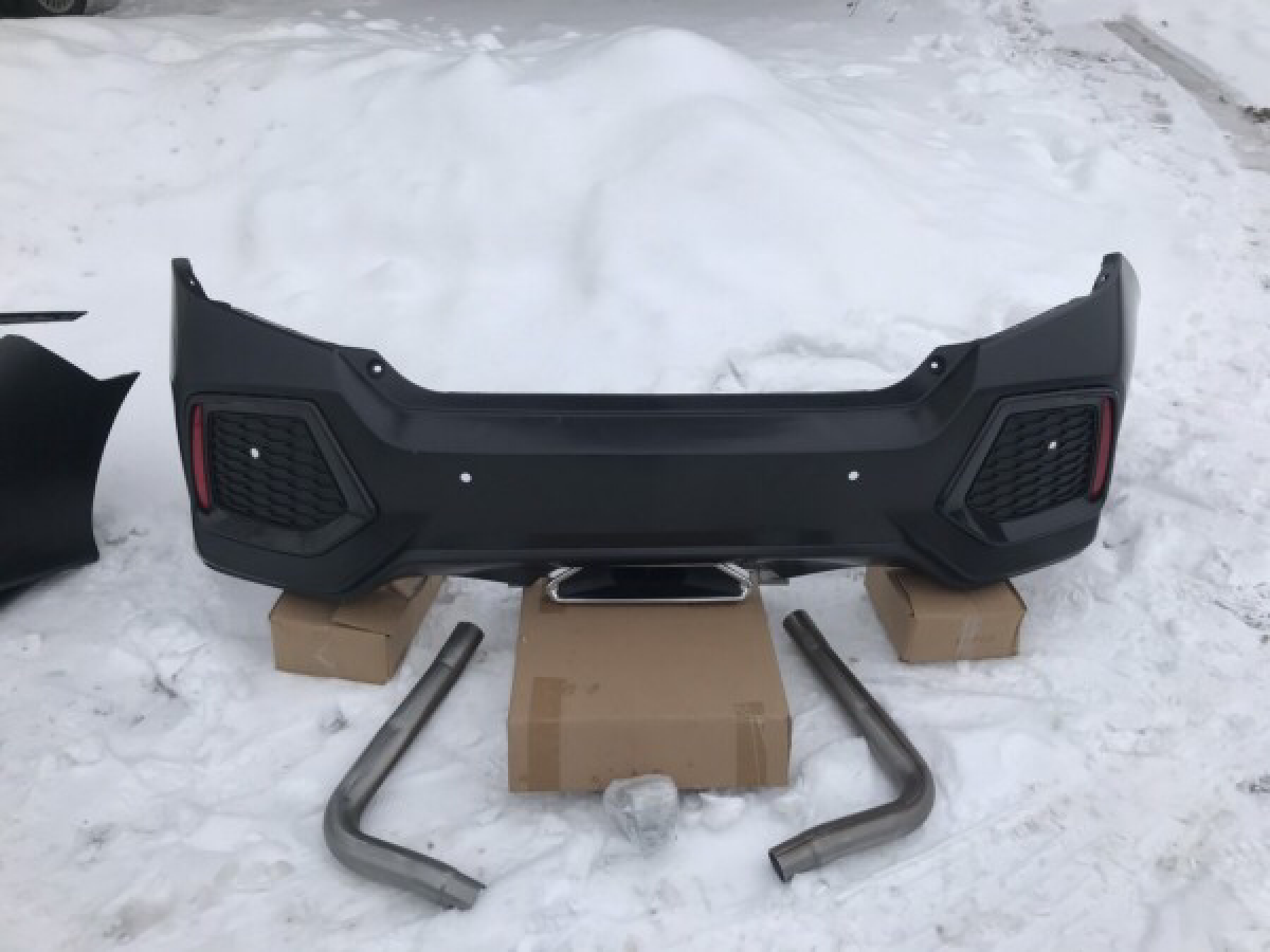 Вихлопна труба SI Honda Civic 4D 2016 для 1.5 2