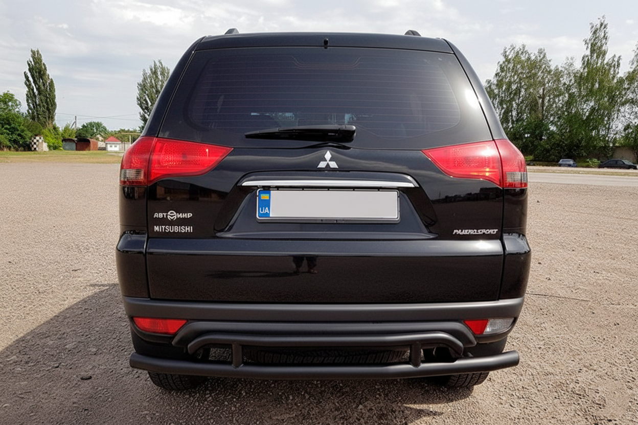 Задній захист AK002-2 Black (2 шт, нерж)