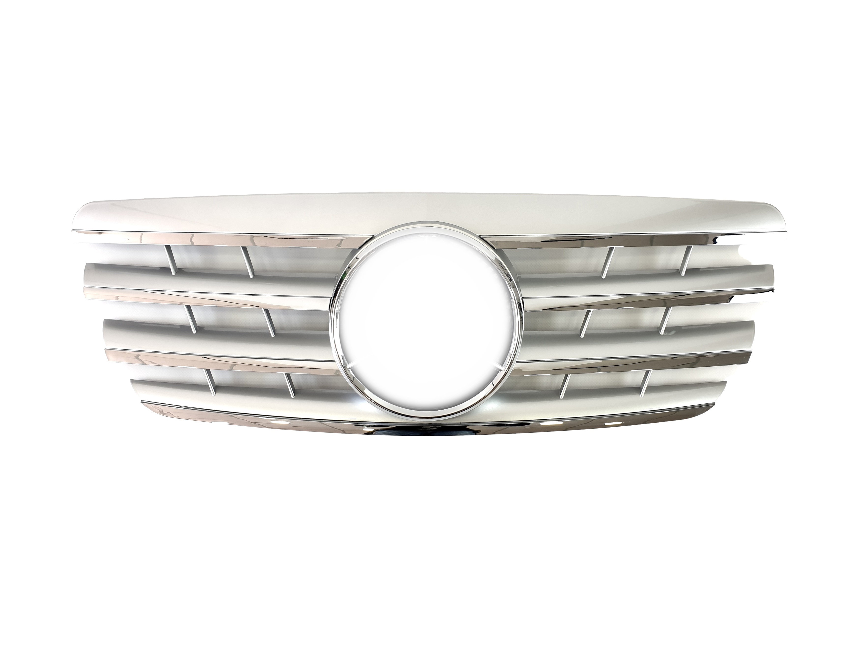 Решітка радіатора Silver CL на Mercedes-Benz E-Class W210 2000-2002 року