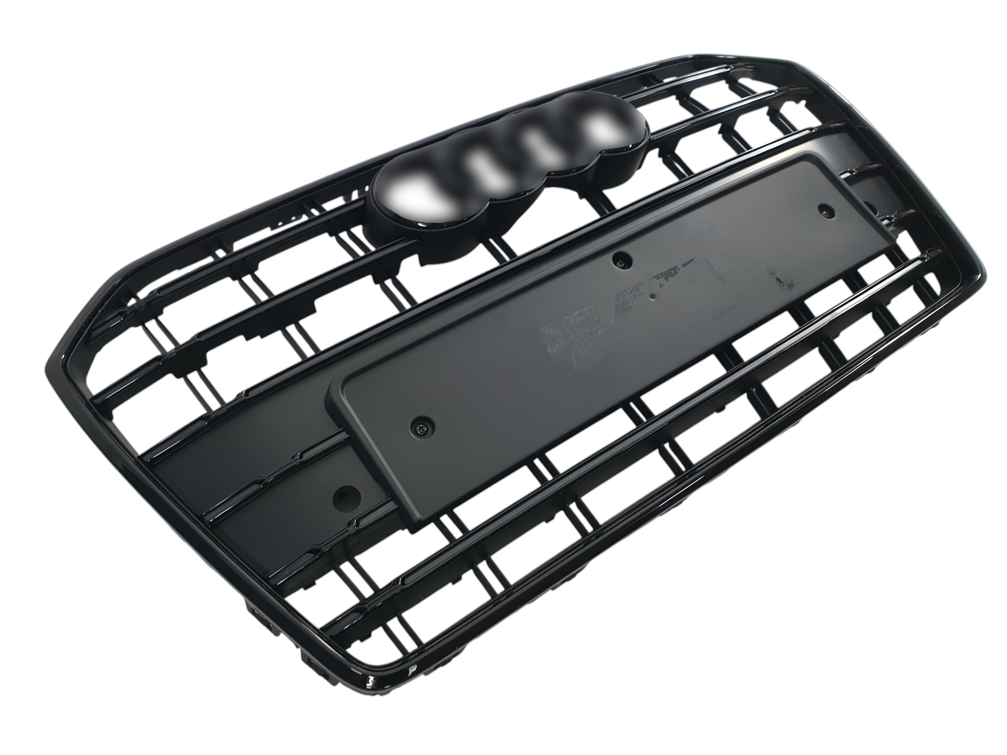Решітка радіатора Matte Black (в стилі S6) на Audi A6 C7 2014-2018 року 2