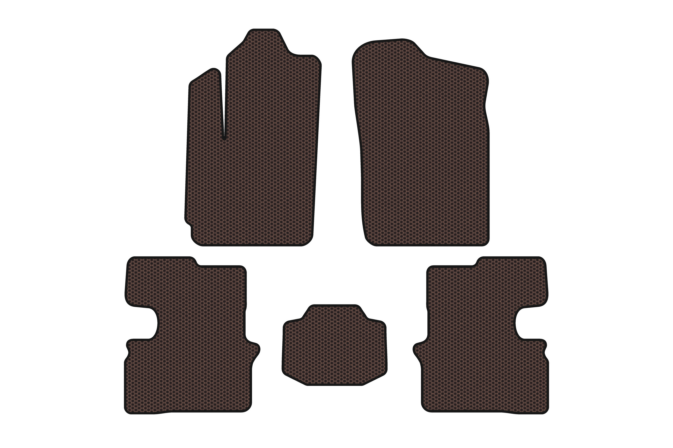 Гумові килимки Carsuit (Коричневий)