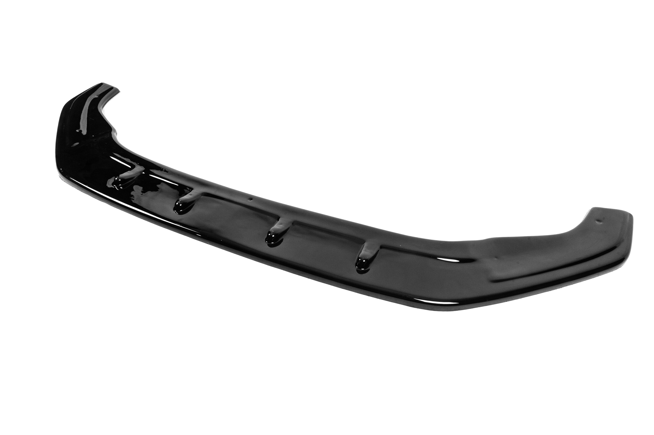 Передня Lip накладка V-1 (для GTI, 2017-2019, чорний глянець) 3
