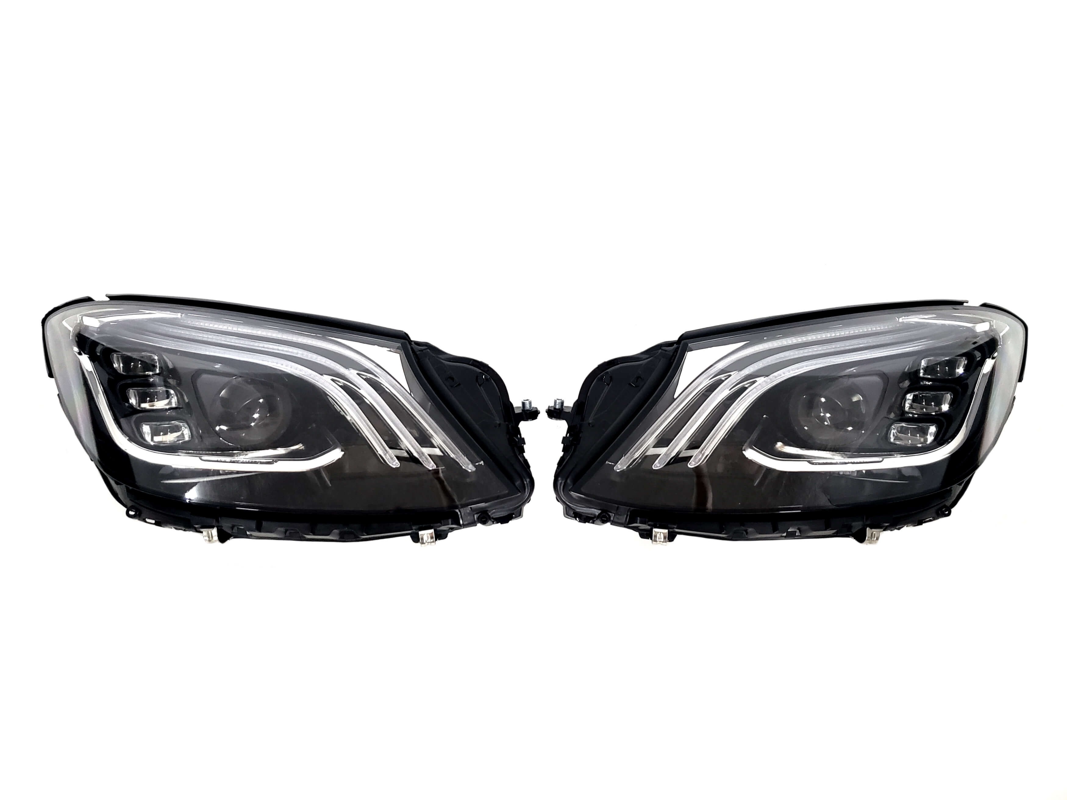 Передні фари (Multibeam LCI) заміна до рестайлінг на Mercedes-Benz S-Class W222 2013-2017 року