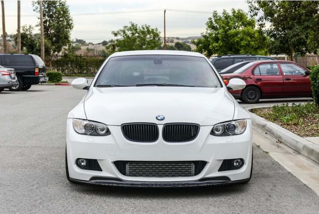 Передня Lip накладка CSL-Style (для M-Sport 2006-2010, чорний глянець) 2