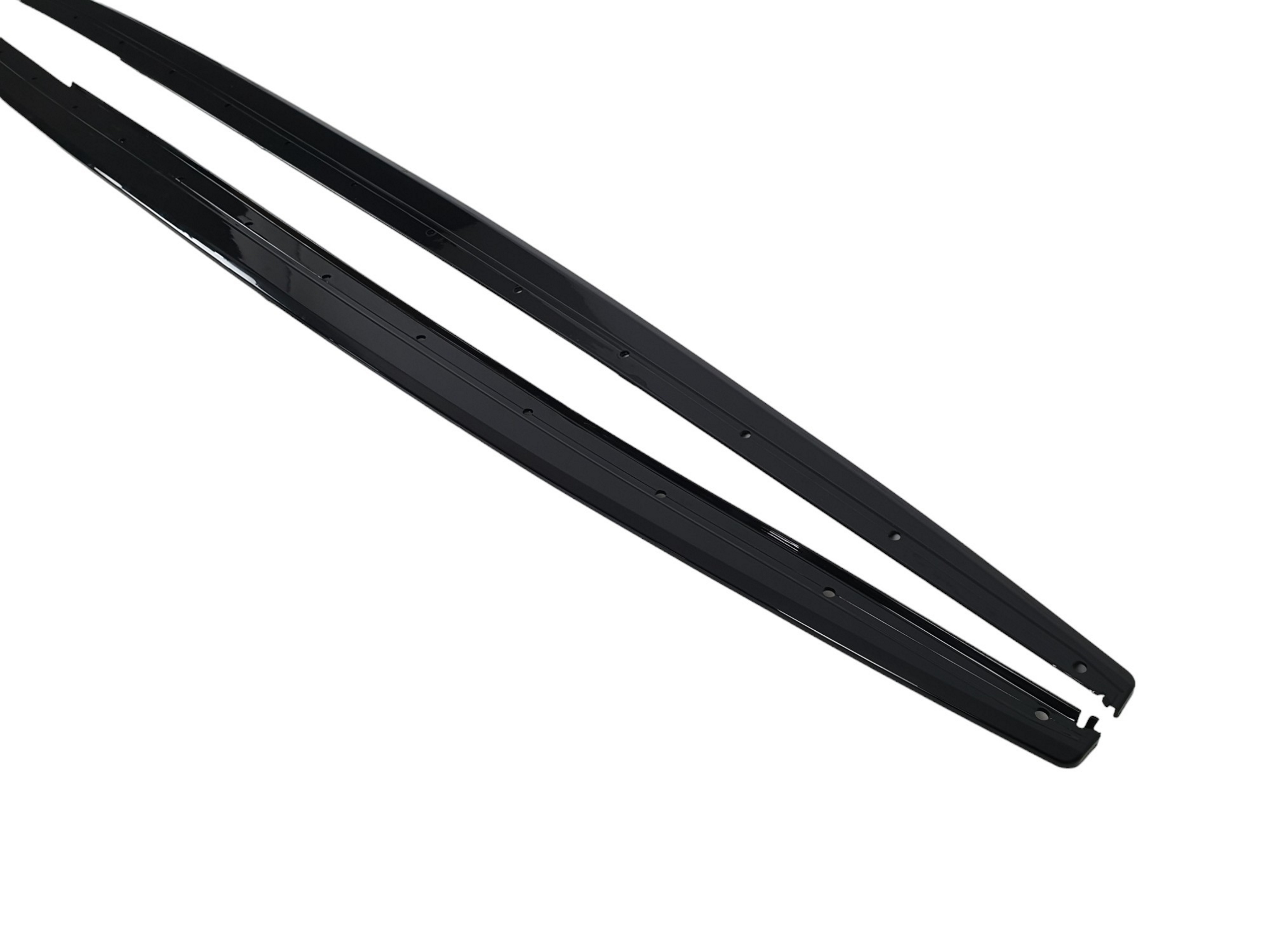Леза на пороги Чорний глянець (M-Performance) на BMW 3 Series F30 / F31 2011-2018 року 4