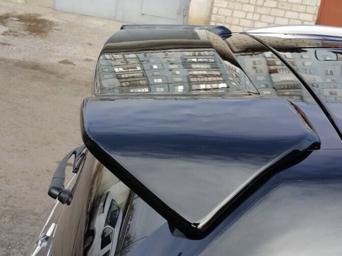Спойлер козирок Mitsubishi Pajero Sport 2015-2019 ABS пластик під фарбування 5