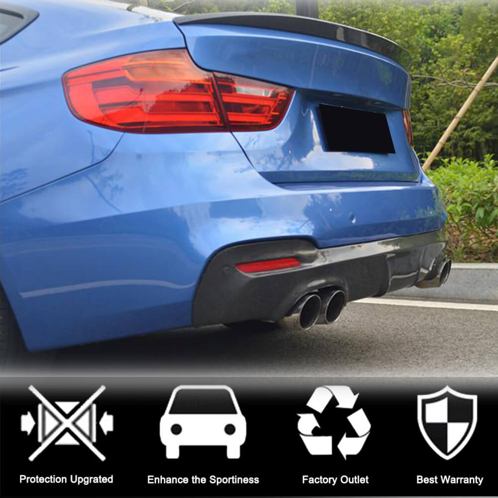 Дифузор заднього бампера V3 (для M-Sport, Карбон) 2