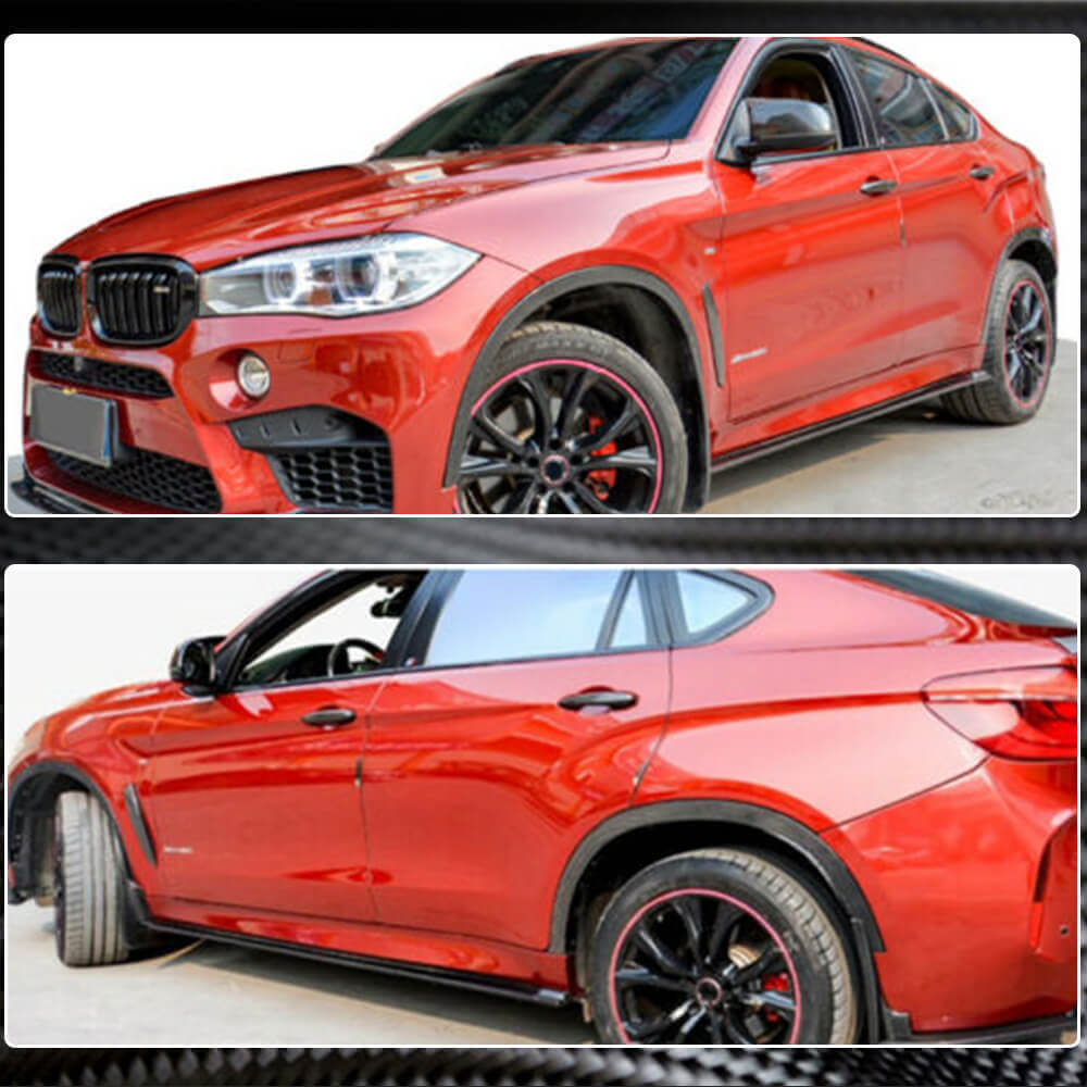 Накладки на пороги (для F85, Карбон) 4