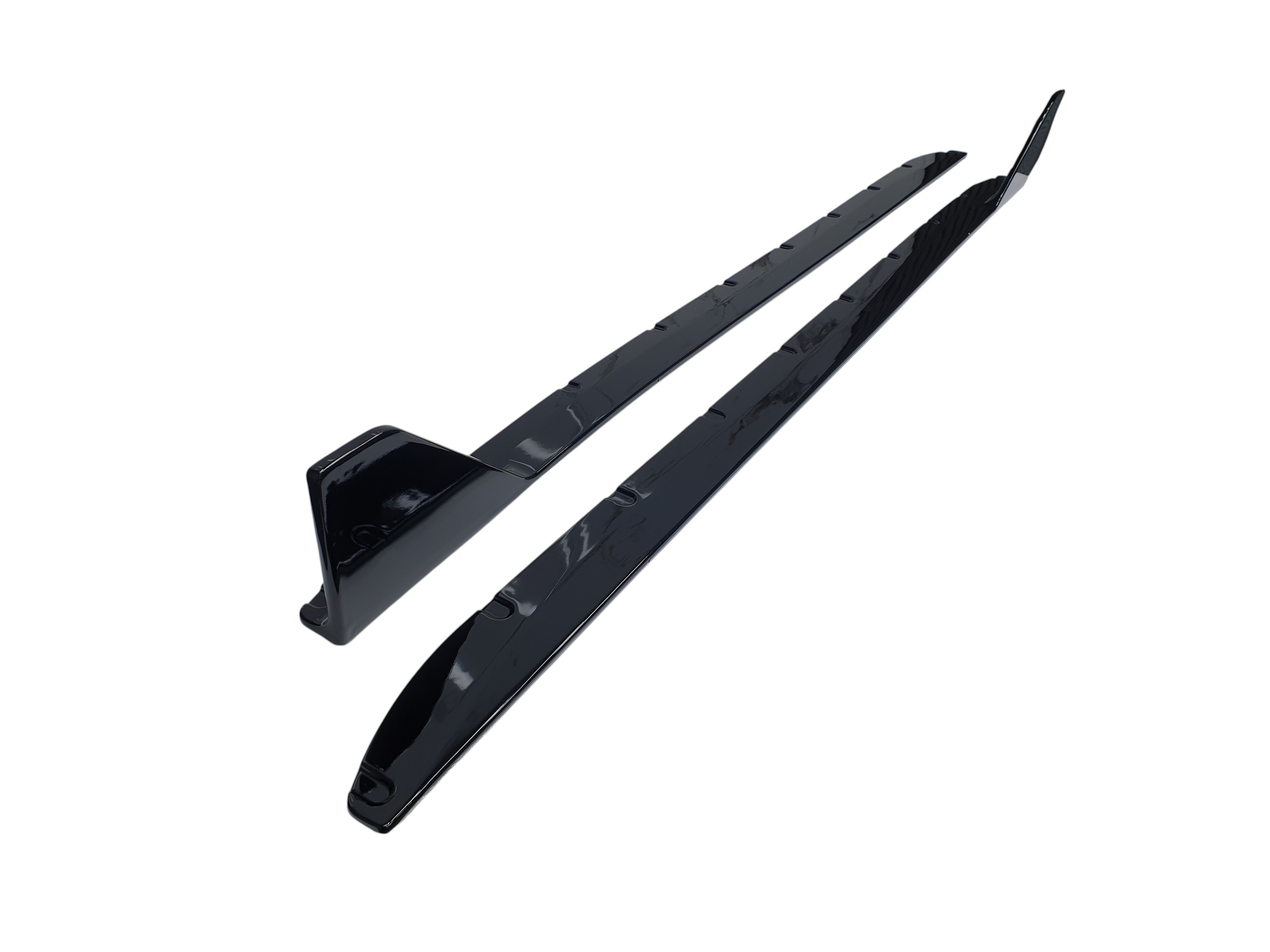 Леза на пороги Чорний глянець на BMW M3 G80 / G81 2021-2026 року 2