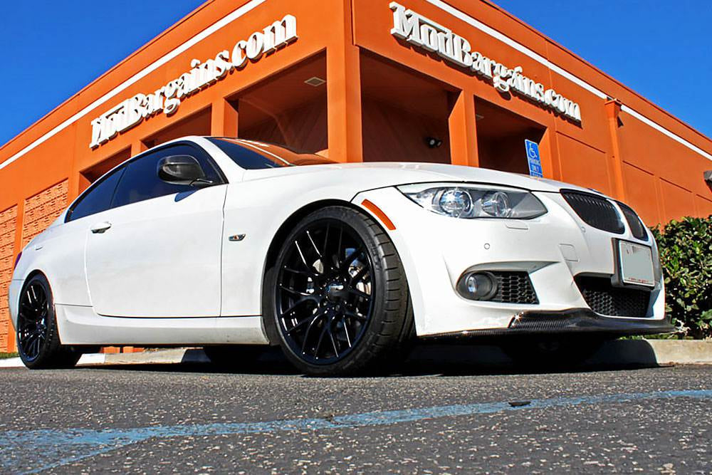 Накладка на передній бампер Lip RK-Style (для 2010-2012 M-Sport, Карбон) 5