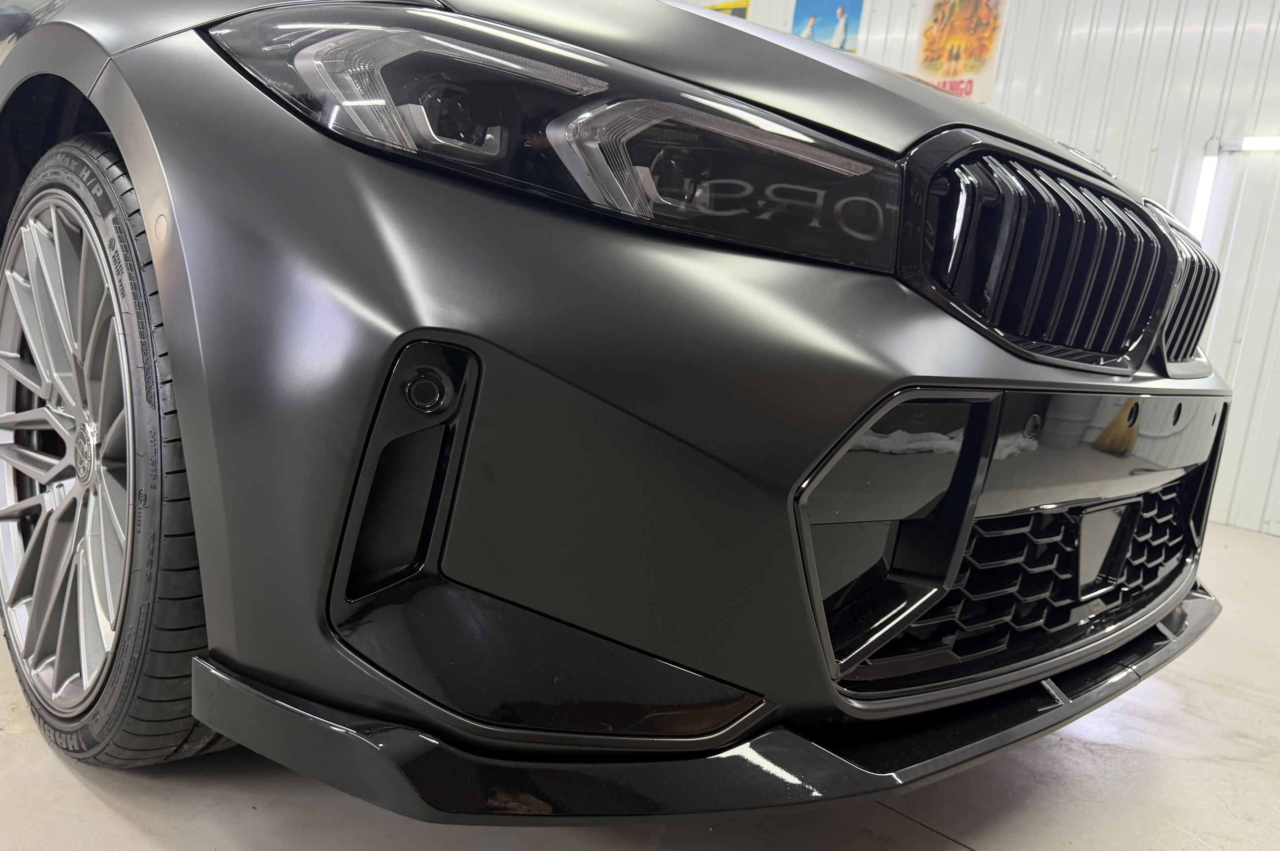 Накладка на передній бампер Lip FD-Style (для M-Sport 2023+, ABS) 6