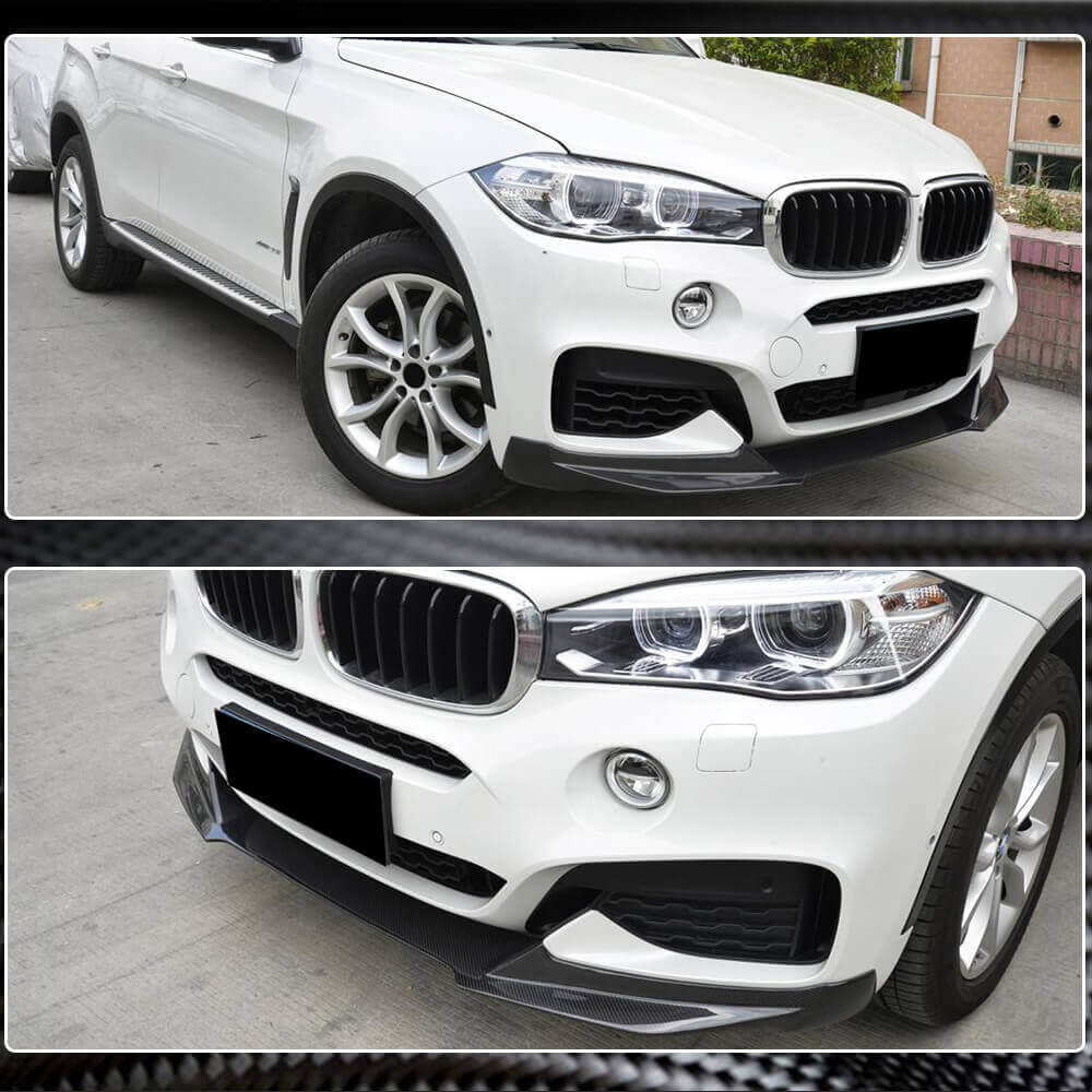 Накладка на передній бампер Lip (для M-Sport, Карбон) 6