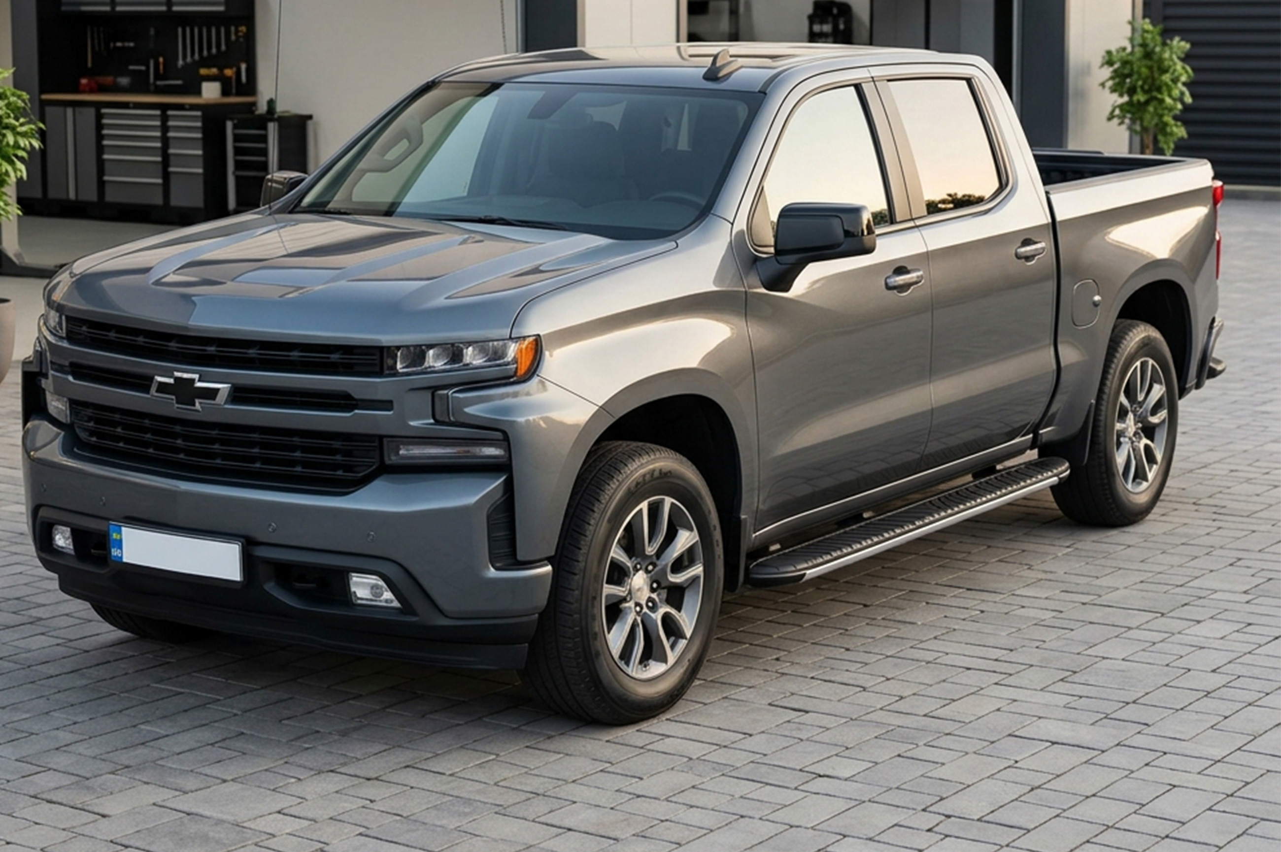 Бокові пороги Bosphorus Grey (2 шт., алюміній)