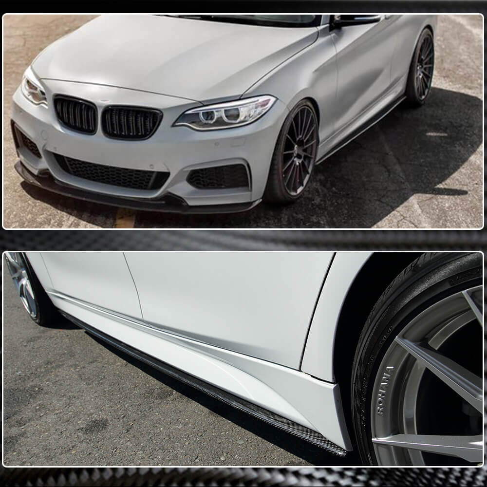 Накладки на пороги (для M-Sport, Карбон) 3