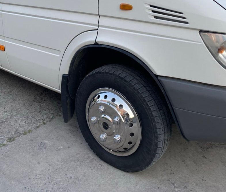 Ковпаки з нержавійки Exclusive V2 R15 (2-котковий)