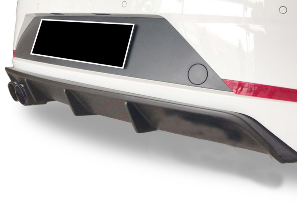 Задній дифузор V-4 (2017-2020, чорний глянець) 2
