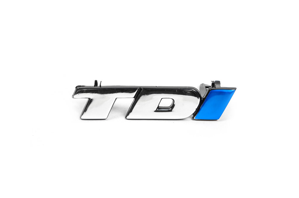 Напис в решітку Tdi Під оригінал, І - синя 5