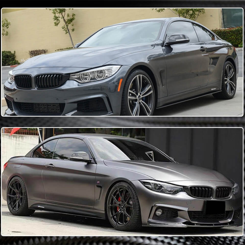 Накладки на пороги V2 (для F32/F33 M-Sport, Карбон) 5