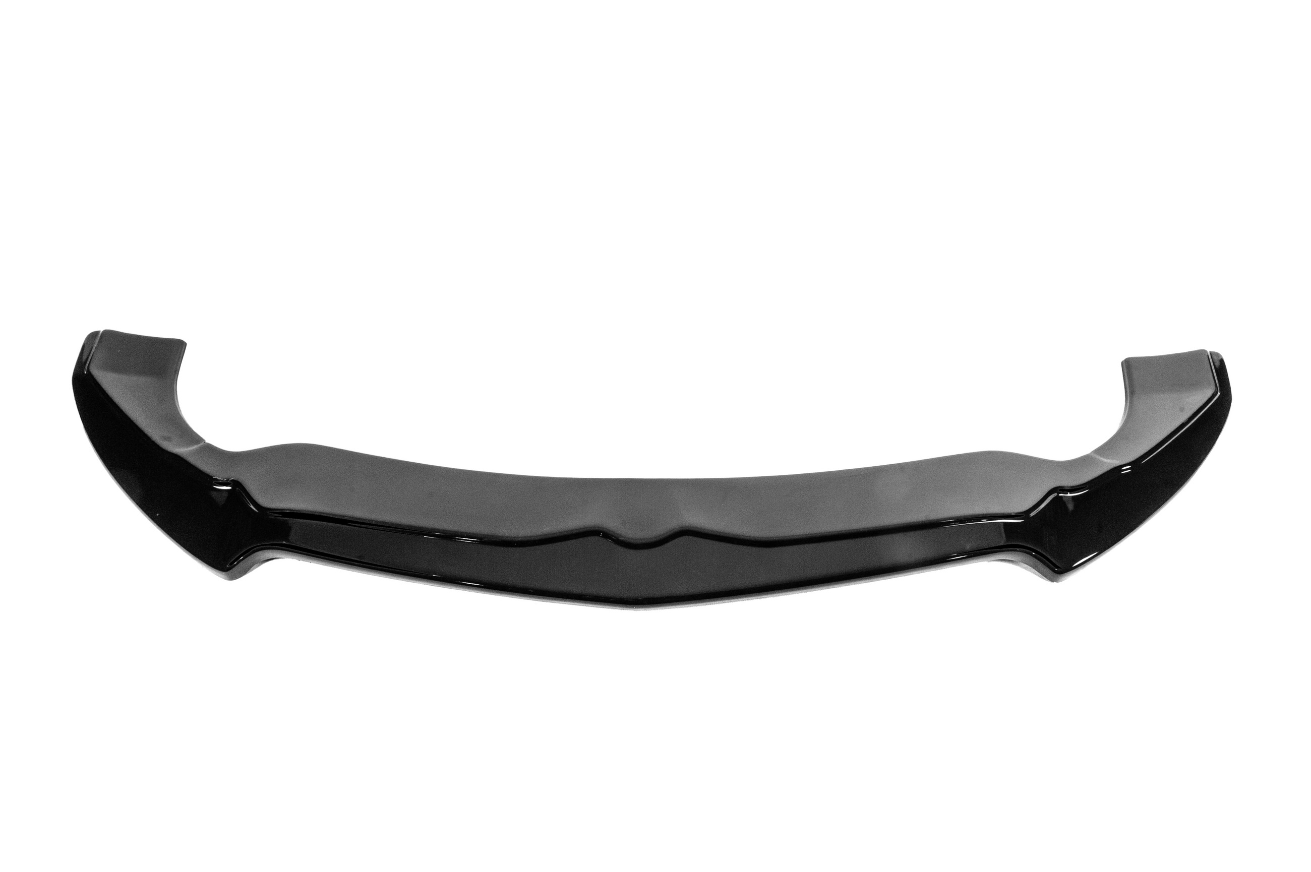 Передня Lip накладка V-1 (ABS, чорний глянець) 3