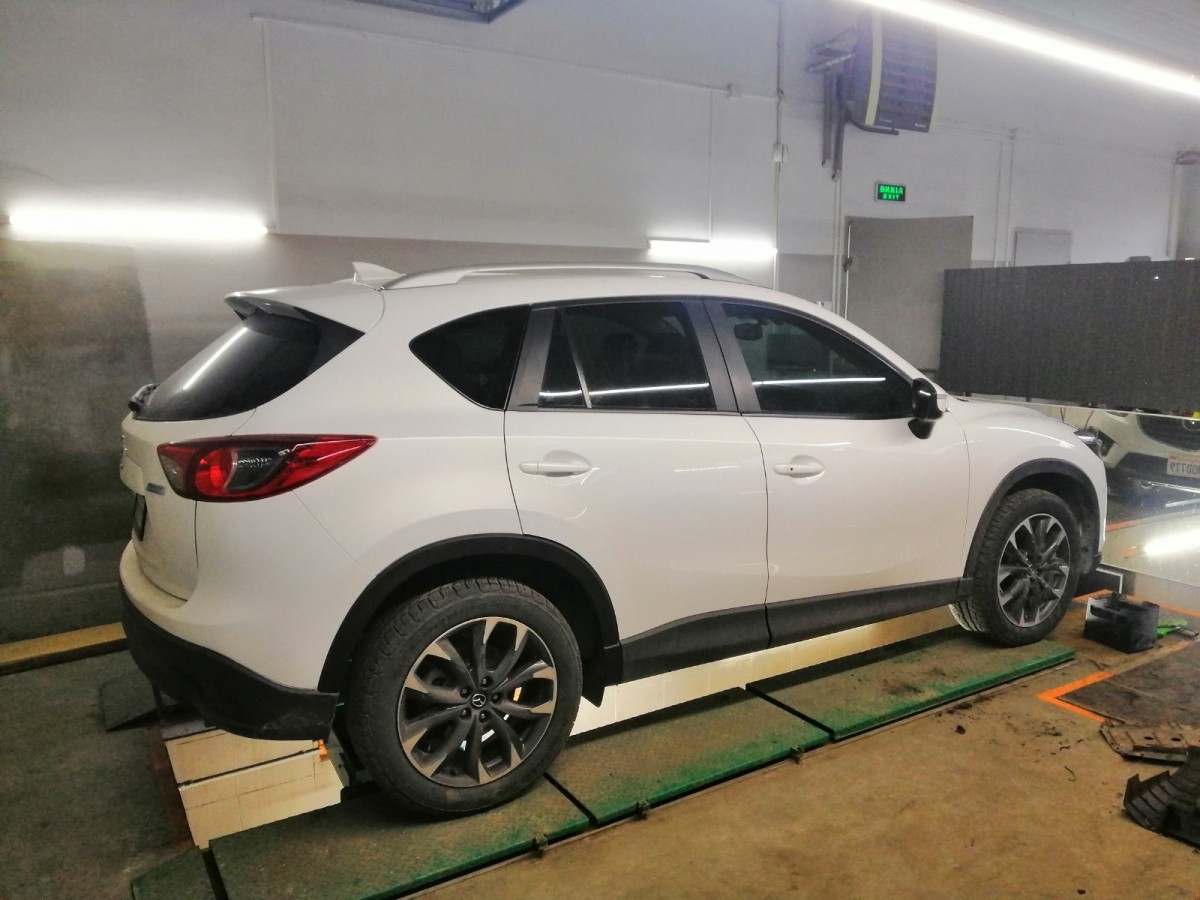 Рейлінги на дах Mazda CX-5 2012-2016 якість оригіналу (алюміній 2шт.) 4