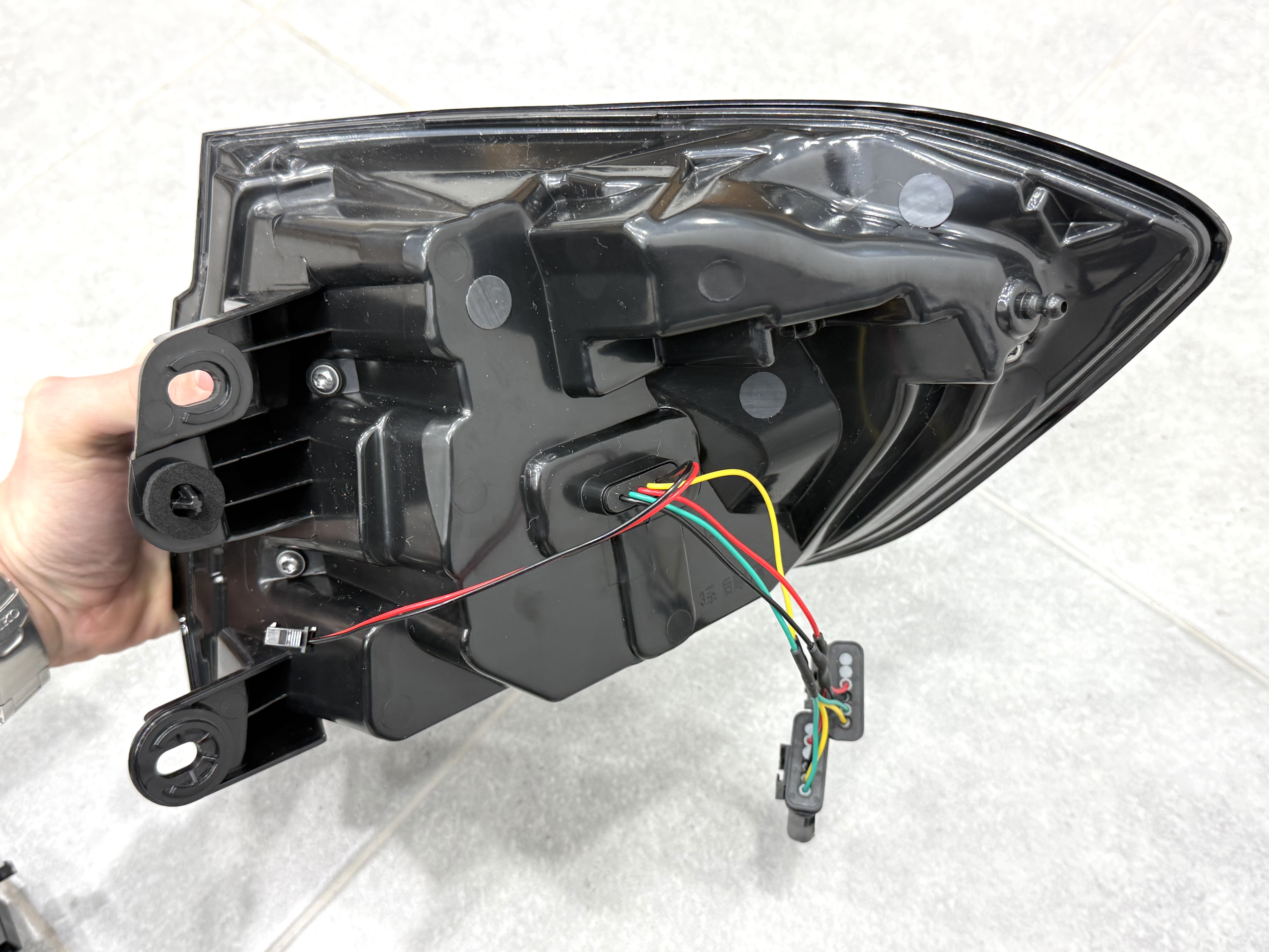 Задні LED ліхтарі стиль G30 для BMW 3 series F30 2012-2018 червоні, комплект 4шт. 6