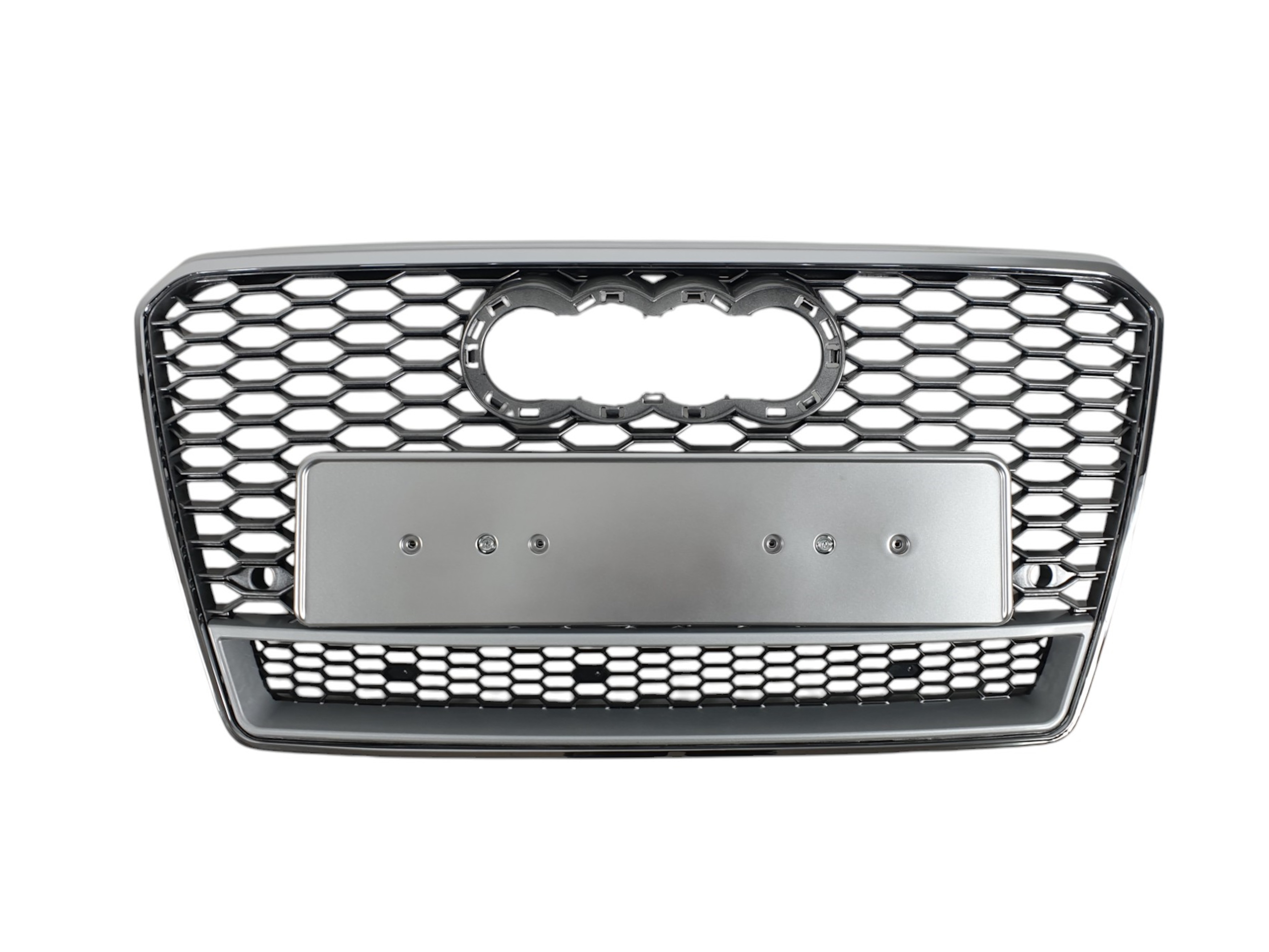 Решітка радіатора Silver Chrome (в стилі RS7 quattro) на Audi A7 4G 2010-2014 року